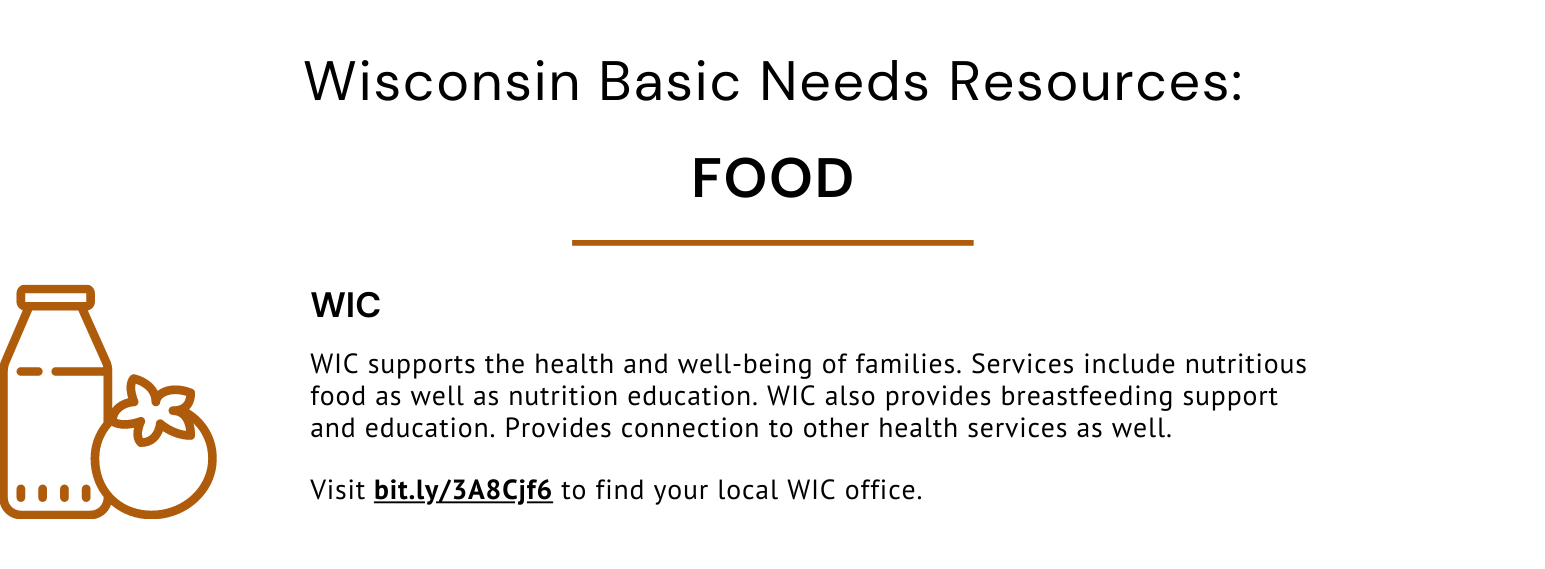 Basic Needs Resource in Wisconsin